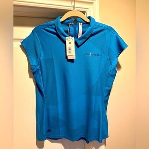 NWT 💙 Adidas Women’s Golf Tennis top with The Players Tournament Logo Medium